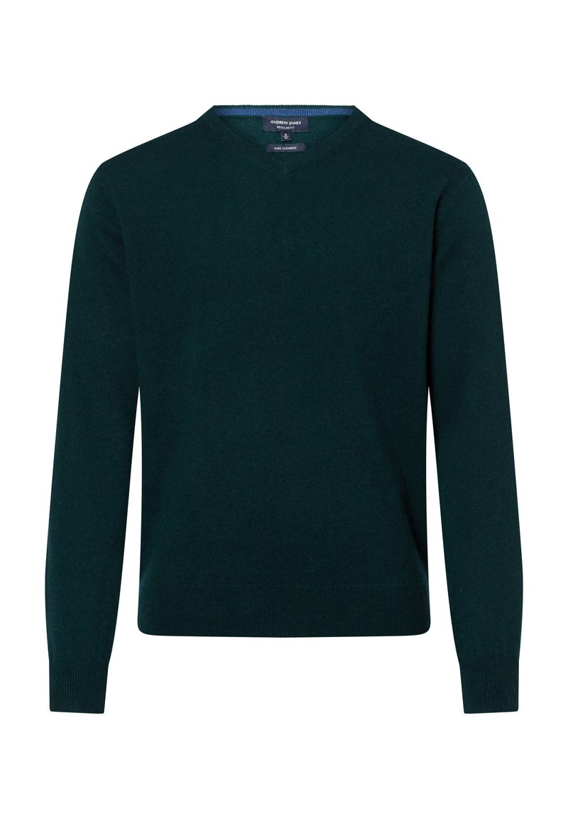 Andrew James Strickpullover - tanne