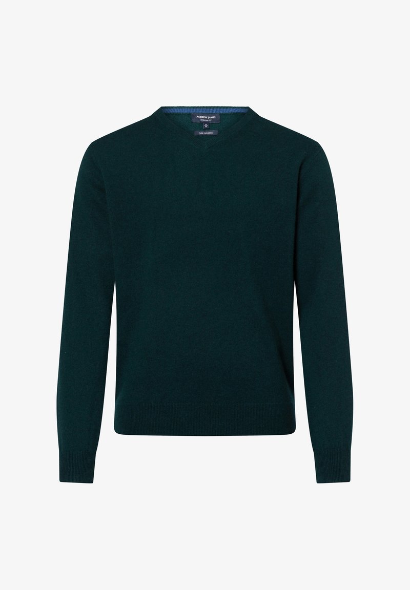 Andrew James Strickpullover - tanne