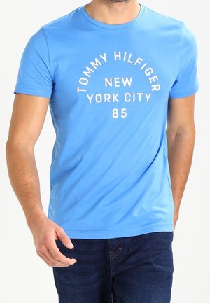 Print T-shirt - light blue