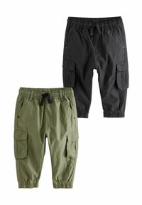 Next - REGULAR FIT - LINED 2 PACK - Kapsáče - black khaki Miniatúrny obrázok 1