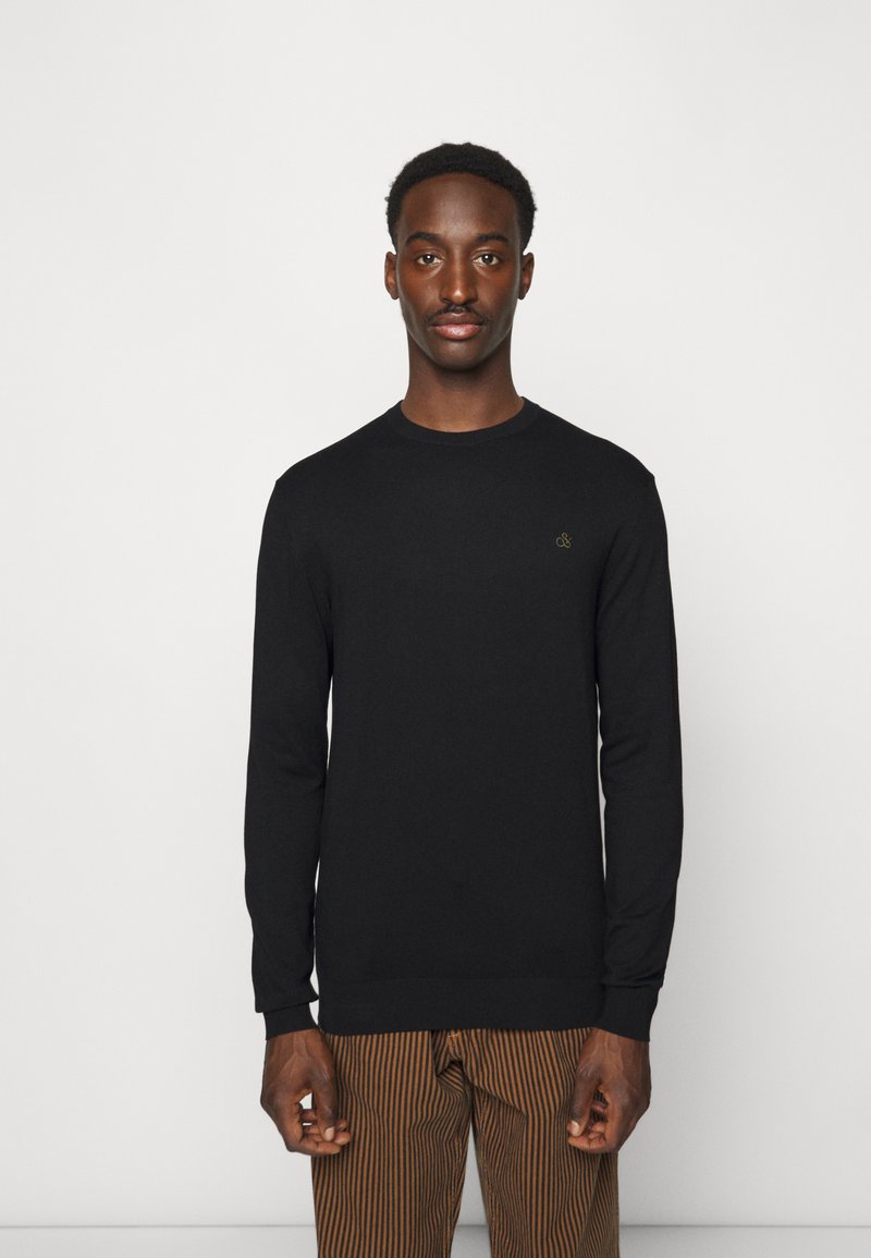Scotch & Soda ESSENTIALS - CREWNECK - Sweater - black