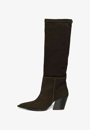 Steve Madden, STIEFEL - Stiefel - cho brn suede