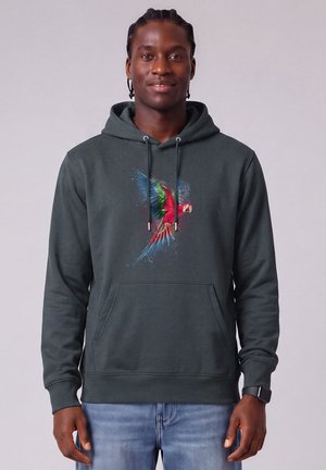 watapparel, PAPAGEI UNISEX - Hoodie - india ink grey