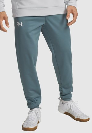 Under Armour ARMOUR FLEECE - Tracksuit bottoms - jasper blue