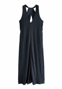 Next V NECK TEXTURED REGULAR FIT - Trikotaažkleit - navy