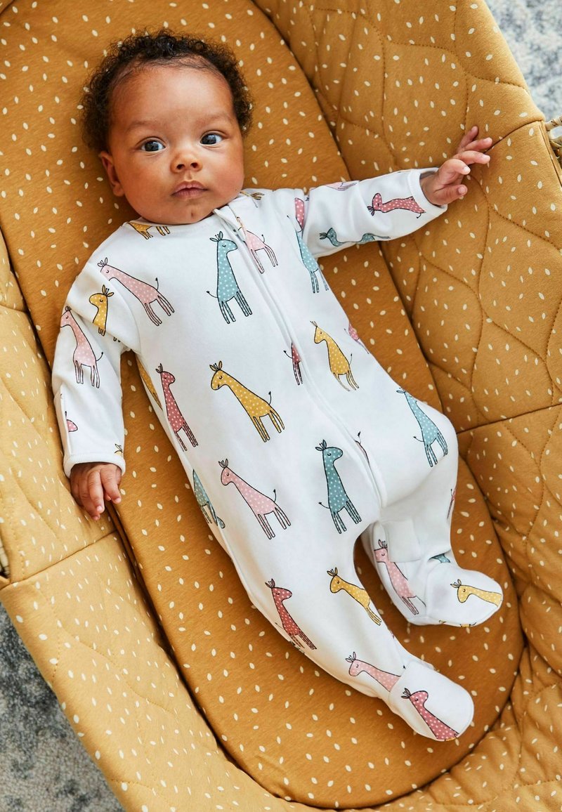 JoJo Maman Bébé Dupačky na spaní - white