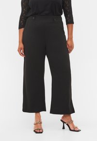 Zizzi LOOSE - Hlače - black