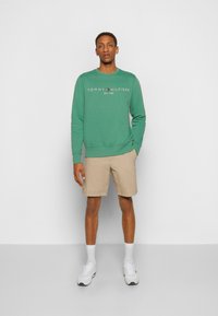 Tommy Hilfiger LOGO - Camisola - central green