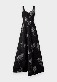 THALIA SLEEVELESS LONG DRESS - Gallakjole - black/silver