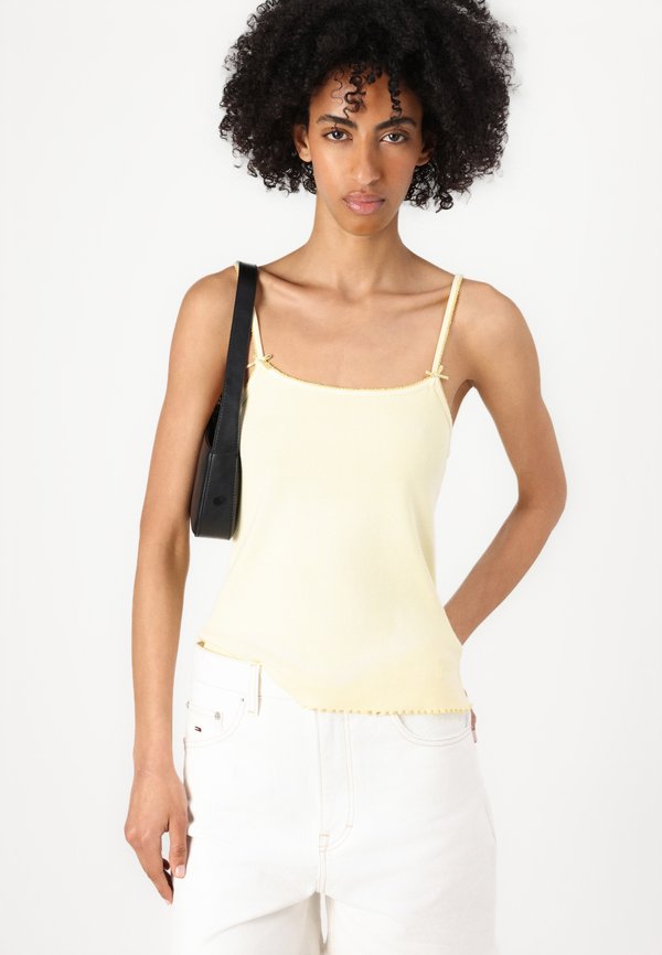 SLIM STRAP - Top - custard cream3