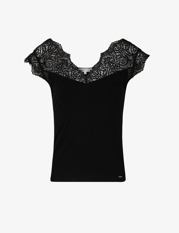 DENO - Print T-shirt - noir3