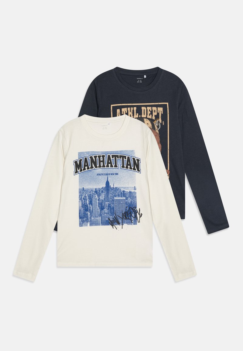 Name it NKMORINDO 2 PACK - Majica z dolgimi rokavi - india ink/jet stream