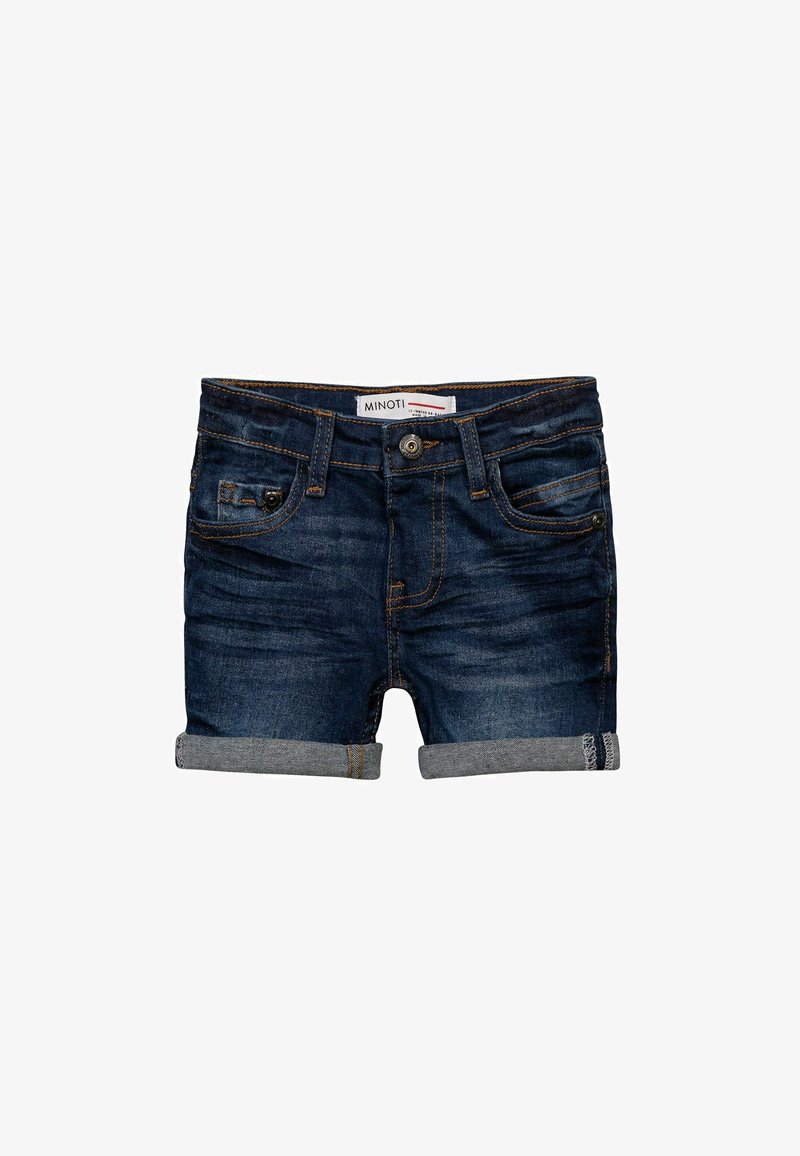 MINOTI STRAIGHT LEG AND SIDE POCKETS - Kratke hlače - dark blue denim