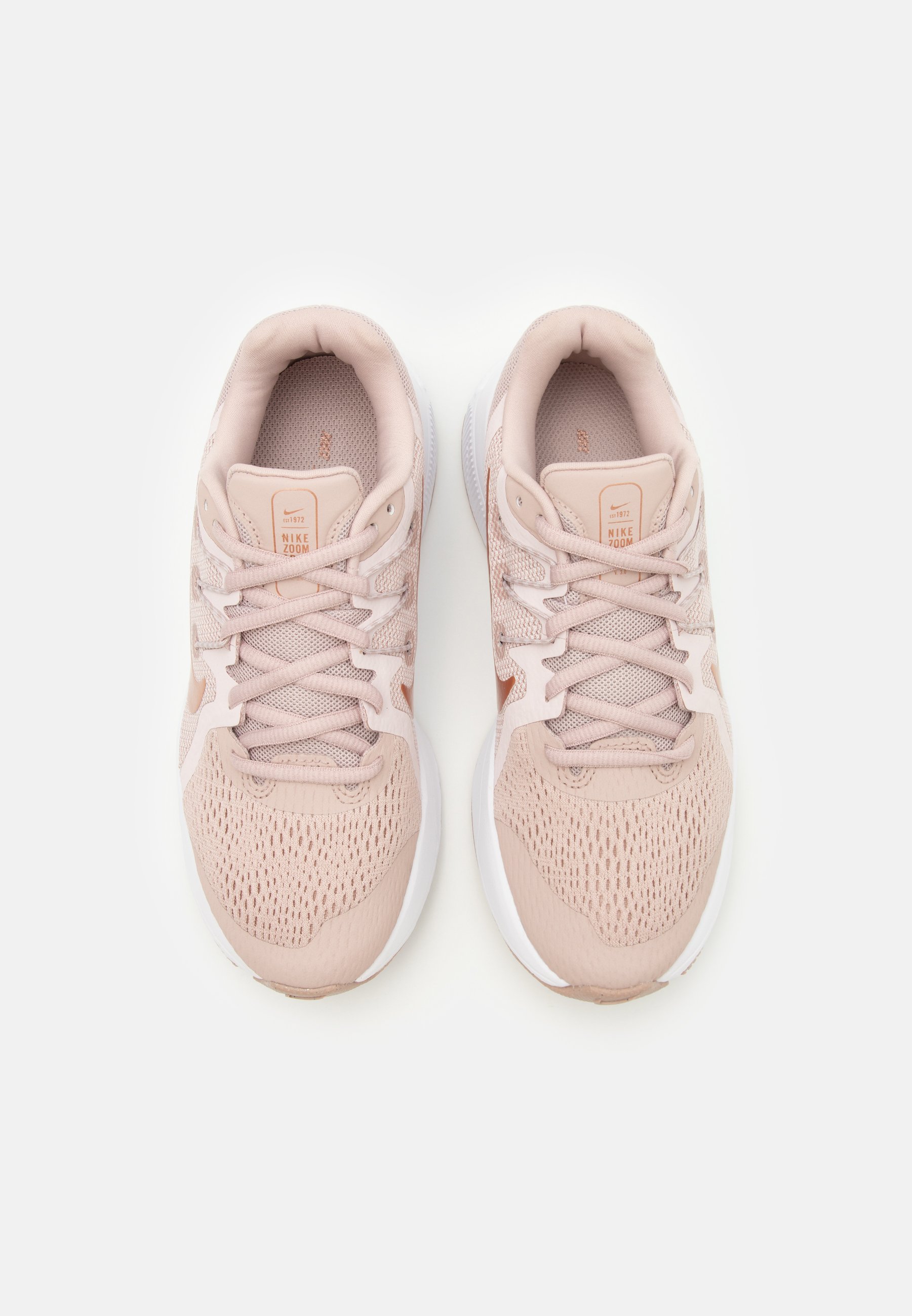 Nike Performance ZOOM SPAN 3 FAIRMONT - Laufschuh Neutral - stone  mauve/metallic red bronze/barely rose/rosa - Zalando.de