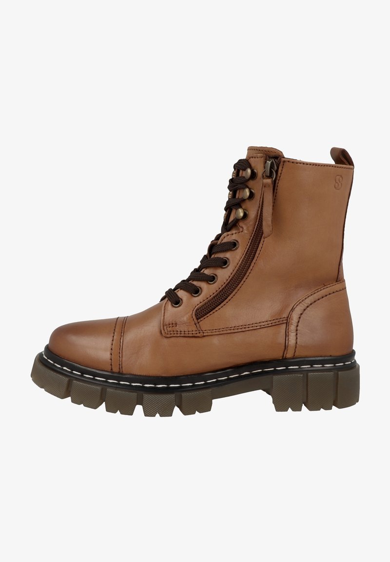 s.Oliver Stivaletti con plateau - brown