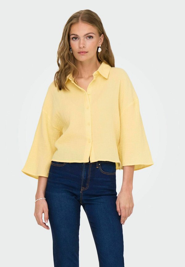 JDYTHEIS LIFE 3/4 - Hemdbluse - pale banana