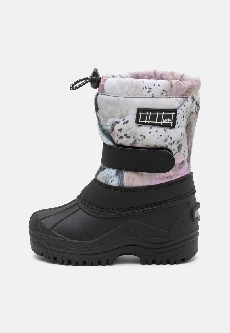 Molo DRIVEN BOOTS UNISEX - Winter boots - black/light pink