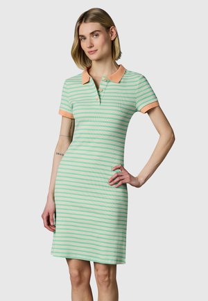 Ragwear COLARO STRIPES YOUMODO - Skjortekjole - lagoon green