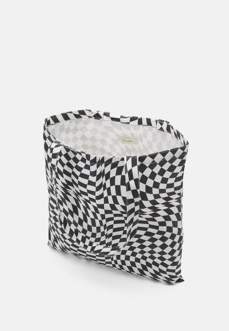 Damen Handtaschen | Fire & Glory HAPPIE TOTE BAG Shopping Bag black/white/schwarz - KB53943 Damen Handtaschen | Fire & Glory HAPPIE TOTE BAG Shopping Bag black/white/schwarz - KB53943