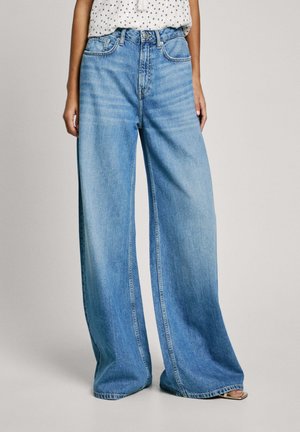 Wide leg - blue denim