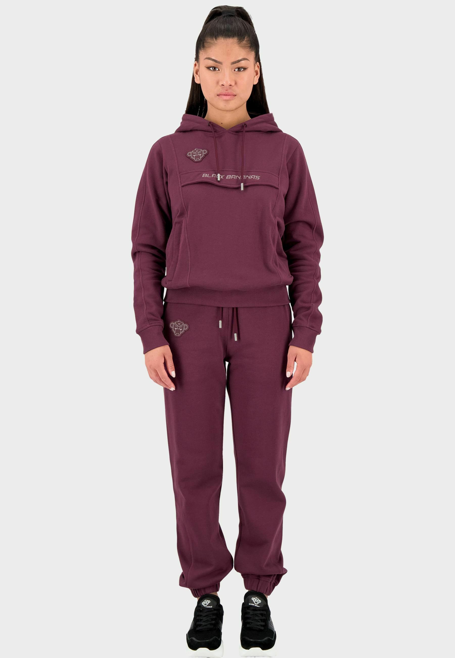 black bananas hoodie red