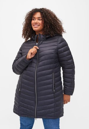 GESTEPPTE LEICHTGEWICHTS MIT ABNEHMBARER UND TASCHEN - Manteau d'hiver - black