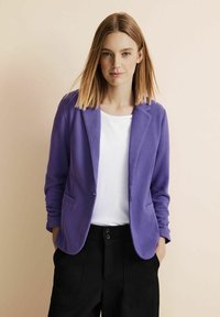 Street One BLAZER MIT RAFFUNGEN - Kofta - lila