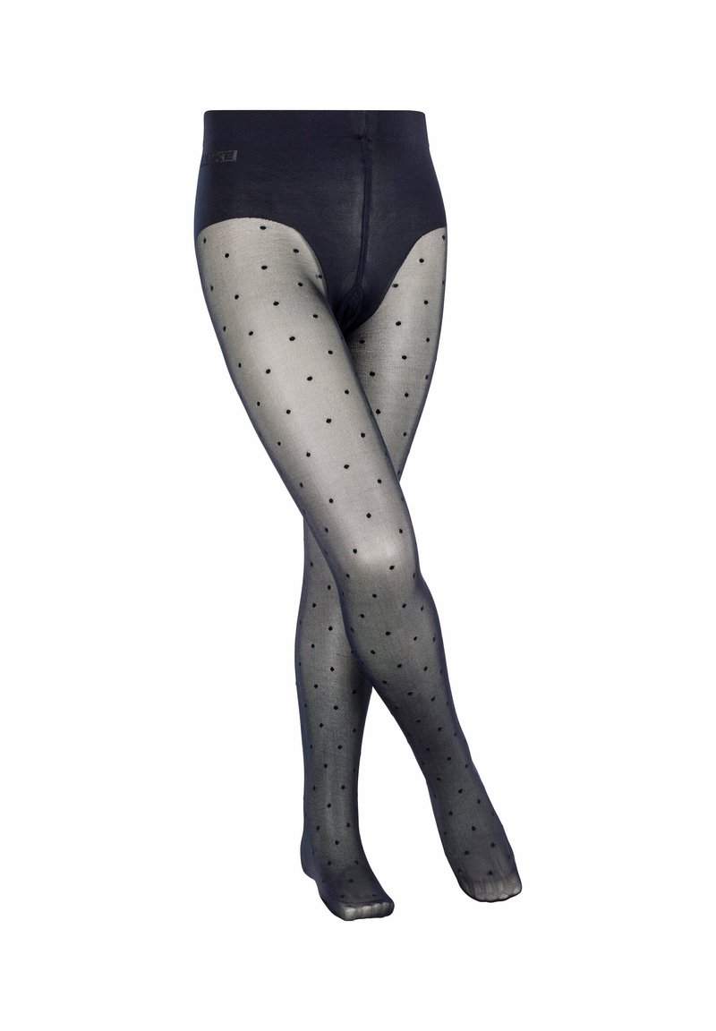 FALKE ROMANTIC DOT - Collant - marine (6179)