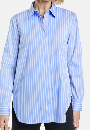 Button-down blouse - blue