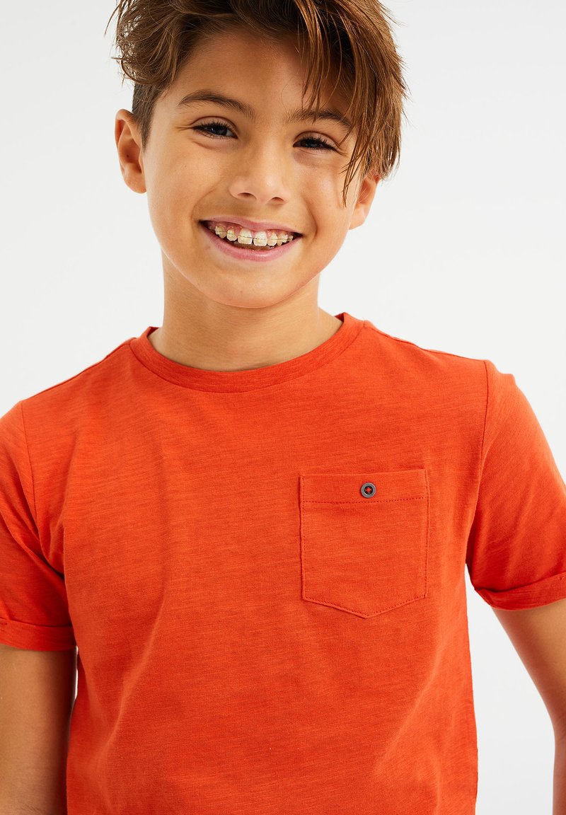 Kinder T-Shirts | WE Fashion T-Shirt basic orange - KW50189 Kinder T-Shirts | WE Fashion T-Shirt basic orange - KW50189