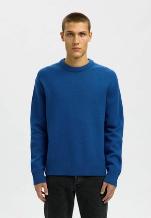 SLHARNE RELAXED CREW NECK - Strickpullover - set sail