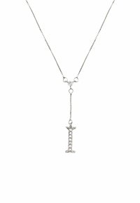 Be Sunset INITIAL ALPHABET LETTER I  - Kaelakee - silver coloured