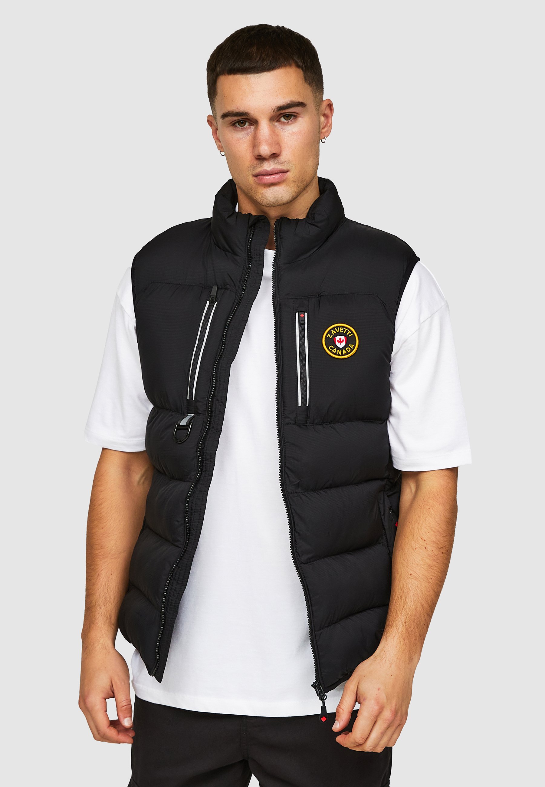 Alessandro Zavetti THELICCI PUFFER GILET - Waistcoat - jet black
