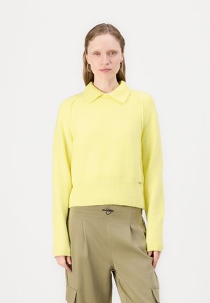 SWEATER  - Svetrík - limelight/silver