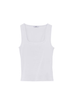 OXXO, OXXO SQUARE NECK BODYCON TANK TOP - Top - white