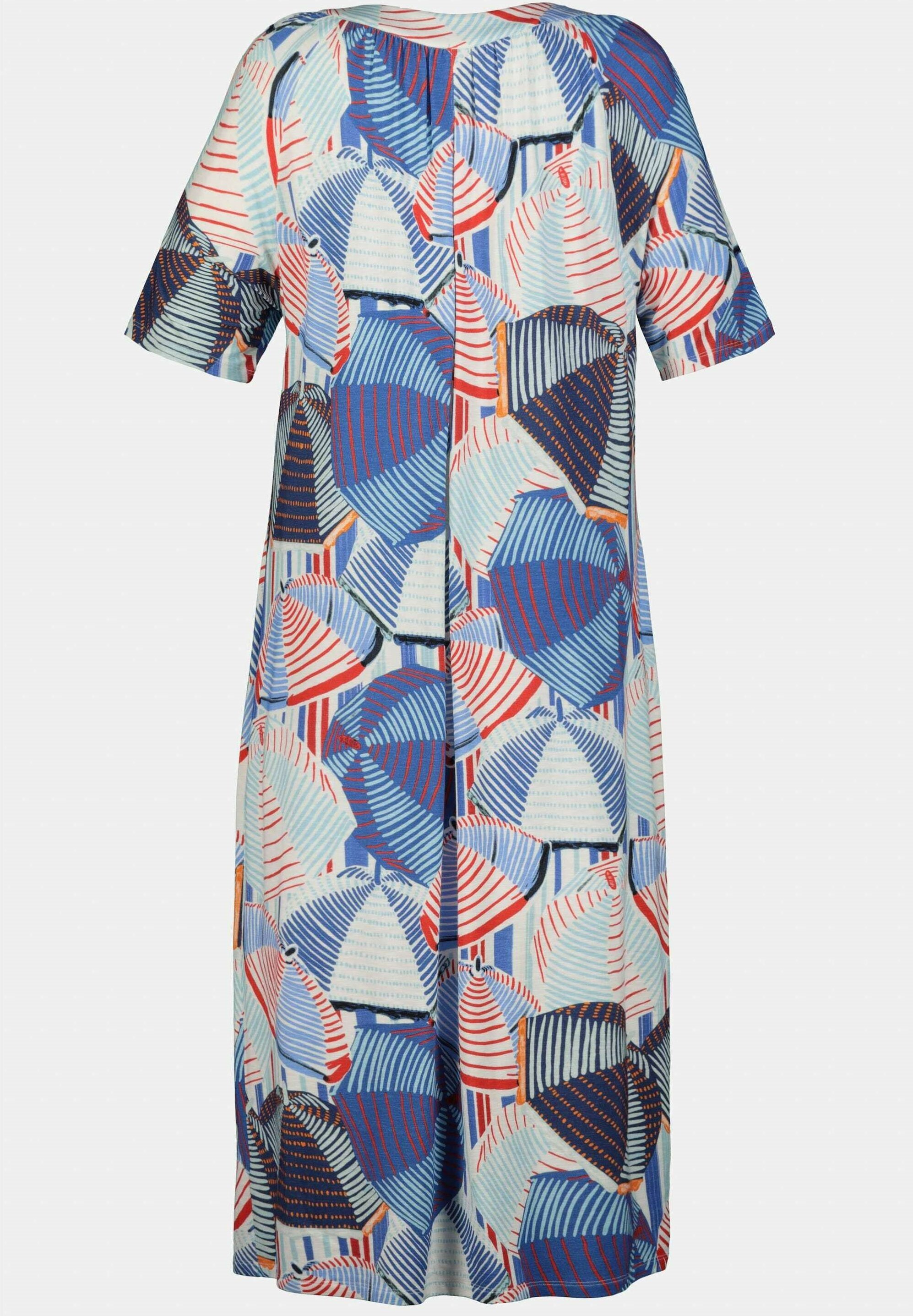 Ulla Popken Day dress - marine/multi-coloured - Zalando.de