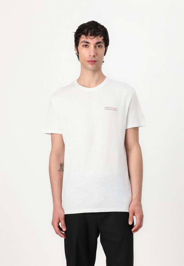 GRAPHIC SLUB TEE - Print T-shirt - ecru