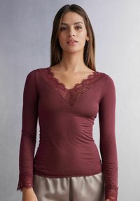 Intimissimi ULTRALIGHT - Camiseta interior - bordeaux folk red