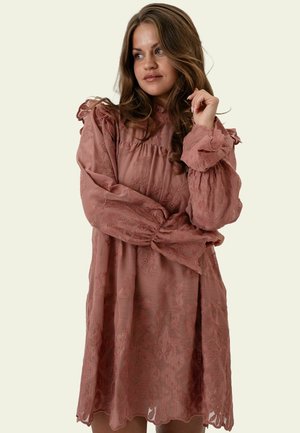 BY IC, ELLINORIC LACE DRESS - Дневна рокля - vintage dusty rose