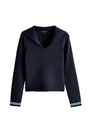 Striktrøje - navy blue