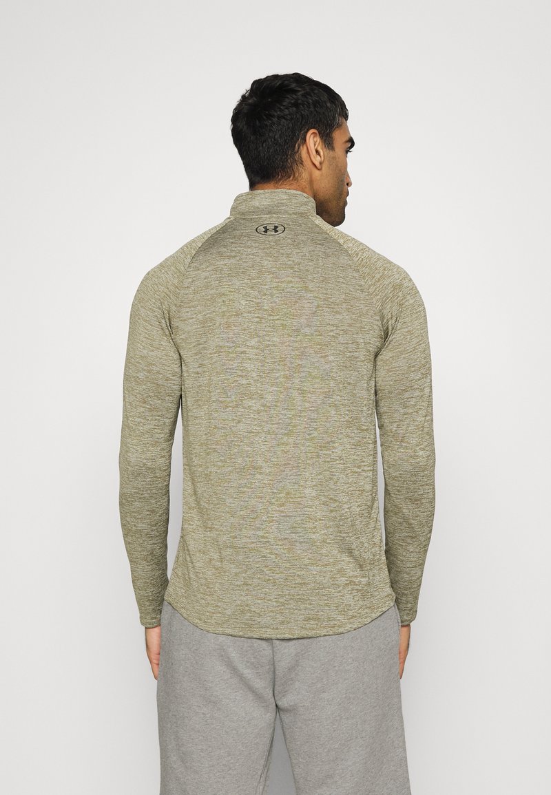Herren Shirts | Under Armour TECH ZIP Langarmshirt tent/black/khaki - BV05714 Herren Shirts | Under Armour TECH ZIP Langarmshirt tent/black/khaki - BV05714