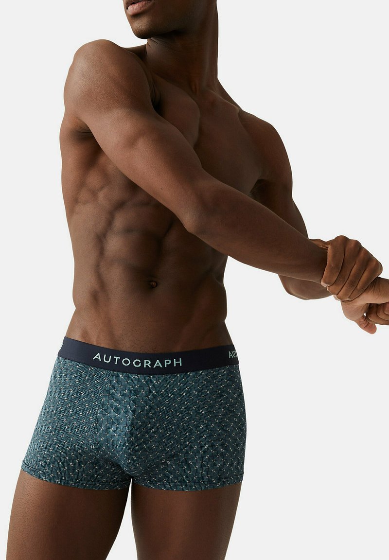 Marks & Spencer 3 PACK GEOMETRIC HIPSTERS Panties navy/mørkeblå Zalando.dk