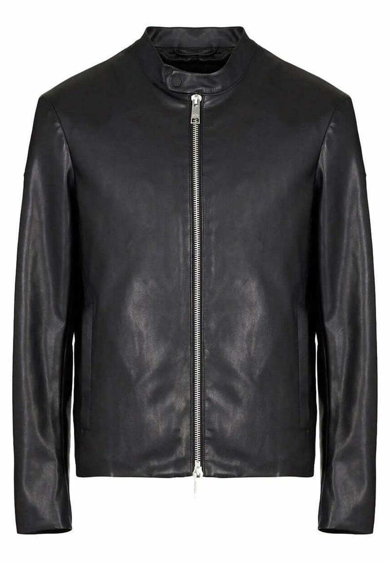 Armani Exchange Giacca in similpelle nero