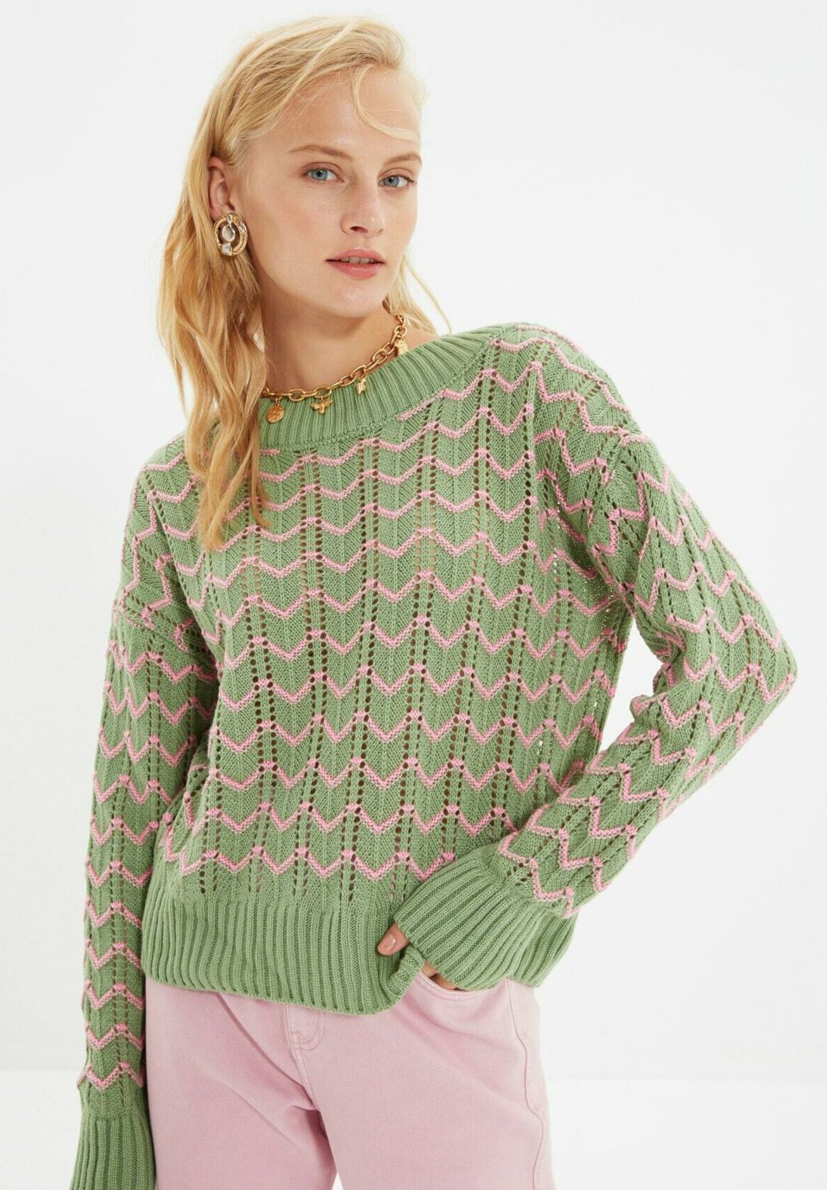 Trendyol Maglione - blue/blu - Zalando.it