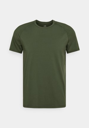 STRUCTURED TEE - T-shirt - bas - northern green