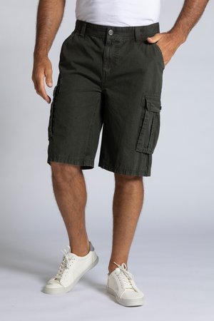 JP1880 JP 1880 HERREN GROSSE GRÖSSEN BIS 70, CARGO-BERMUDA, SHORTS, KURZE HOSE, 6 TASCHEN,  717028 - Shorts - dunkel oliv