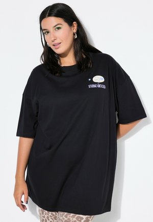 SHAPE, PRINTS VORNE UND HINTEN - T-shirt print - black