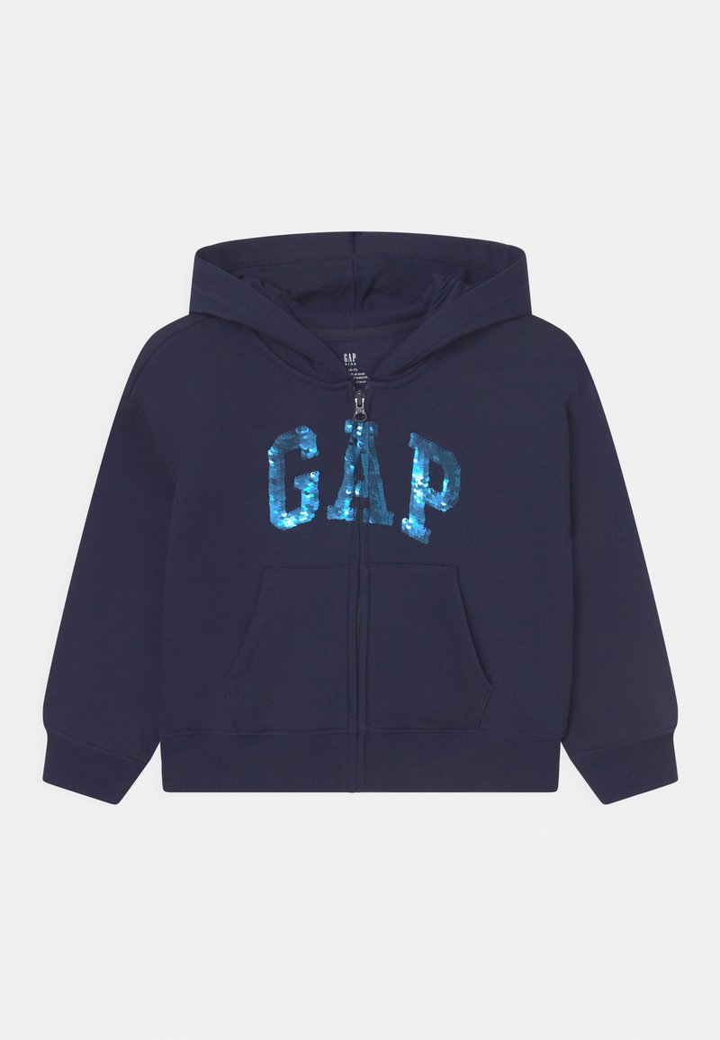 GAP FLIPPY LOGO GIRLS Zipup sweatshirt navy uniform/blue Zalando.ie