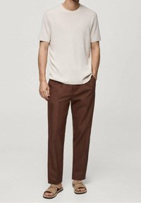 Mango T-shirt basic - sand