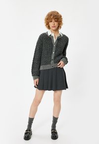 Koton TEXTURED - Cardigan - anthracite